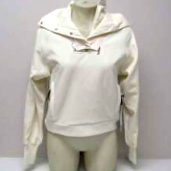 Athleta x Allyson Felix Women's XS Legend Hybrid Sweatshirt Magnolia White - Picture 1 of 6
